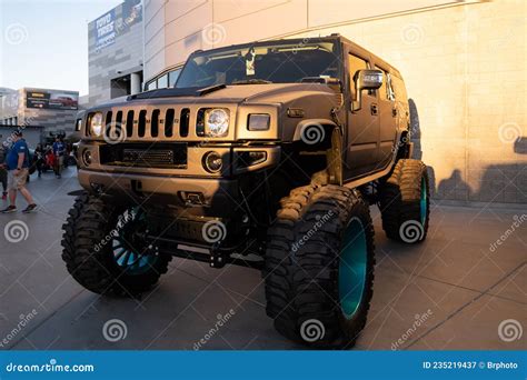 Monster Hummer H2 Showcased At The Sema Show Editorial Photography
