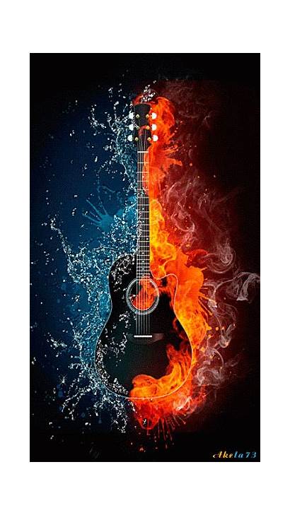 Google Guitar Plus Fire Background Sheet Acoustic