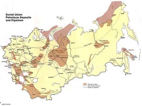 Soviet Union Oil Deposits