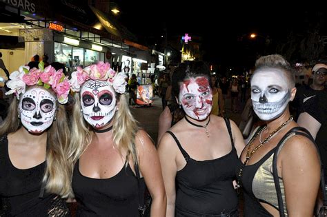 A Halloween Parade In Playa Del Carmen