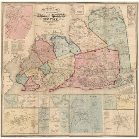 New York County Wall Maps