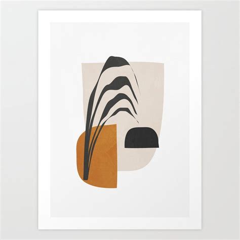 Buy Abstract Shapes 3 Art Print By Thindesign Worldwide Shipping