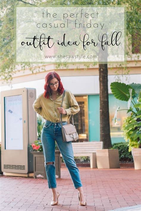 The Perfect Casual Friday Outfit For Fall She Saw Style Fall Workwear