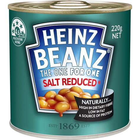 Heinz Baked Beans Salt Reduced Tomato Sauce