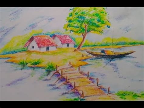 How to draw a beautiful scenery for kids//Easy drawing ... This landscape and nature scenery drawing book app contains detailed step by step instructions for learning how to draw a variety of scenery like beaches, deserts, valleys and many more.
