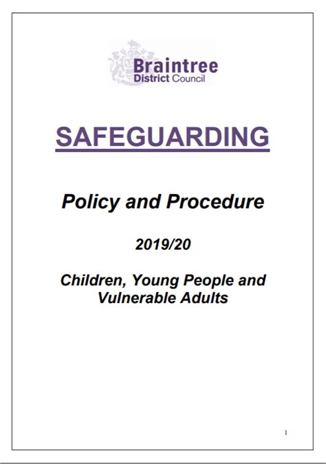 Safeguarding Policy Download Braintree District Council
