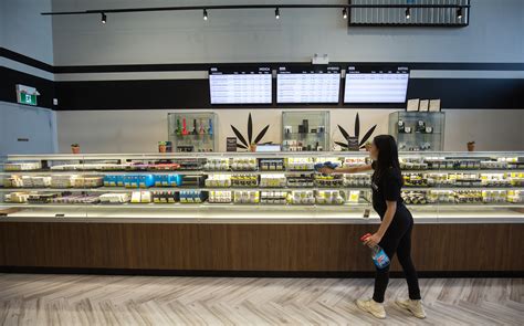 Inside Nova A Cannabis Store With A Deli Style Weed Display High Tech Accessories And 3 D Art