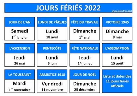 Calendrier Fériés 2022 Hbvyrp At 2022