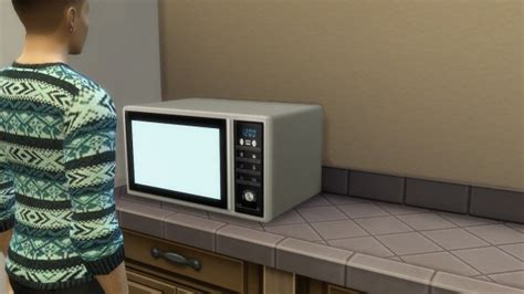 Mod The Sims Modern Microwave By Hippy70 • Sims 4 Downloads