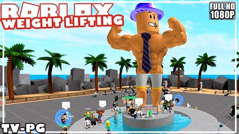 Playing Wight Lifting Simulater 3 On Roblox Youtube