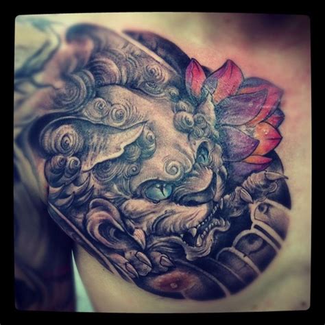 They symbolize good luck for those associated and are certain to guard off evil. 40 Ultimate Foo Dog Tattoo Designs