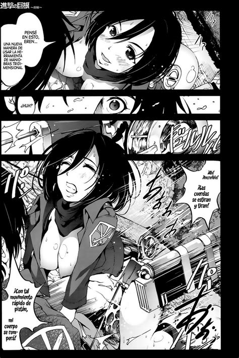 Shingeki no kyojin porno cómic con Mikasa Comics Porno
