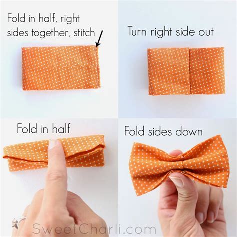 Diy Simple Bow Tie Sewing Bow Ties Diy B