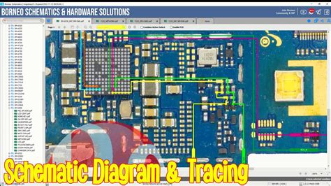 How To Trace Find Missing Points In Mobile Phone Pcb Borneo Schematic