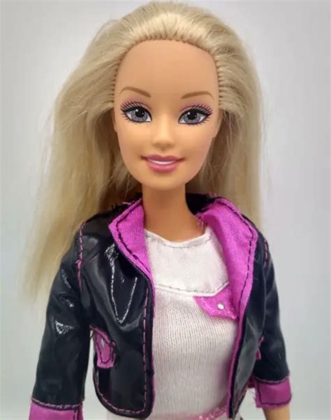 Mattel Barbie Fashion Fever Early 2000s Doll Pink Black Outfit Face Sculpt 1998 2299 Picclick