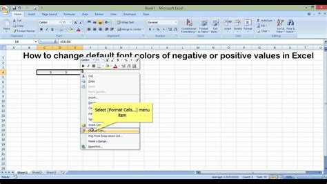 How To Change Default Font Colors Of Negative Or Positive Values In