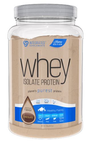 Integrated Supplements Whey Isolate Chocolate Protein Powder Oz