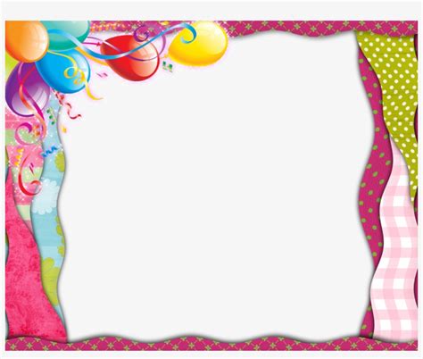 Birthday Border Png Clipart Borders And Frames Birthday Happy