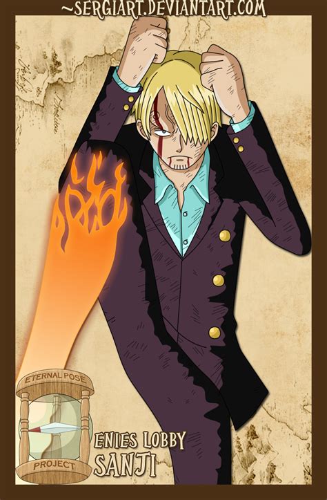 Epp Enies Lobby Sanji By Sergiart On Deviantart One Piece Pictures