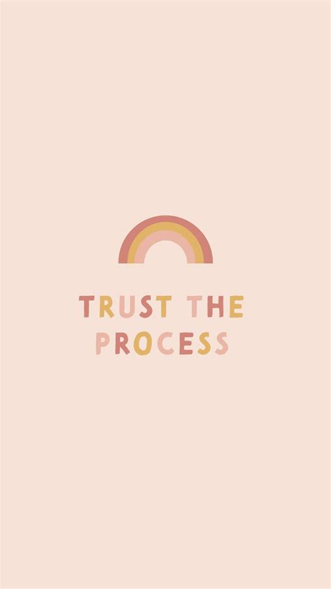 Download Trust The Process Quote Wallpaper