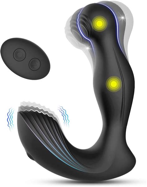 Amazon Com In Wiggle Motion Prostate Massager Visetoyz Vibrating Anal Vibrator With Remote