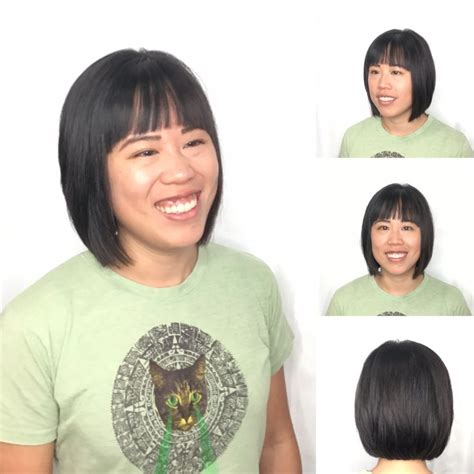 Maybe you would like to learn more about one of these? Modern layered bob with bangs | Layered bob with bangs ...