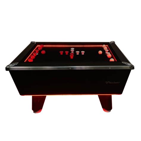 Bumper Pool Table Rental Led Glow Games Over 21 Party Rentals