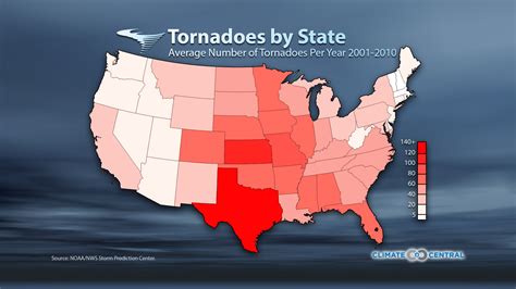A Seasonal And Regional Tornado Breakdown Climate Central