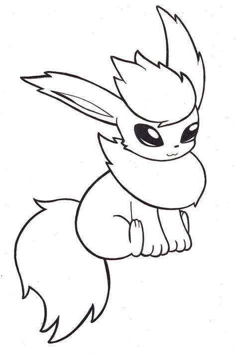 We hope you enjoy filling these cute and adorable babies coloring pages. Flareon Coloring Page | K5 Worksheets in 2020 | Coloring ...