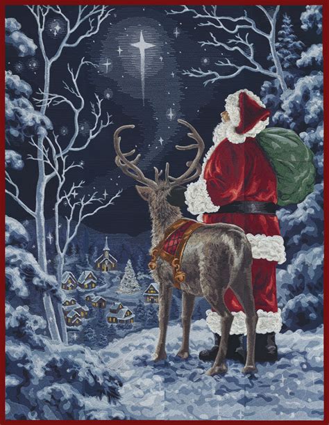 Starry Night Santa By Dona Gelsinger Starry Night Machine Embroidery