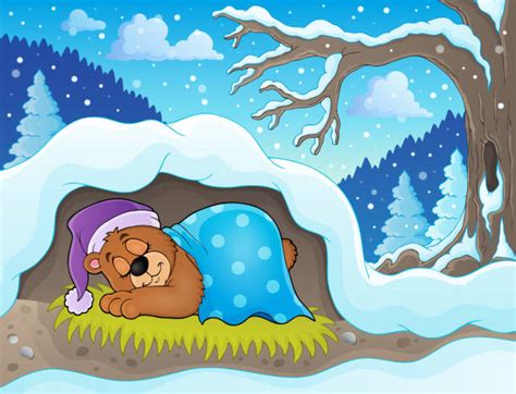 Royalty Free Bear Cave Clip Art Vector Images And Illustrations Istock