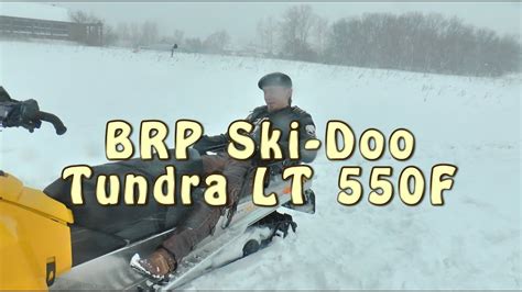 Докатились тест драйв снегохода Brp Ski Doo Tundra Lt 550f Youtube