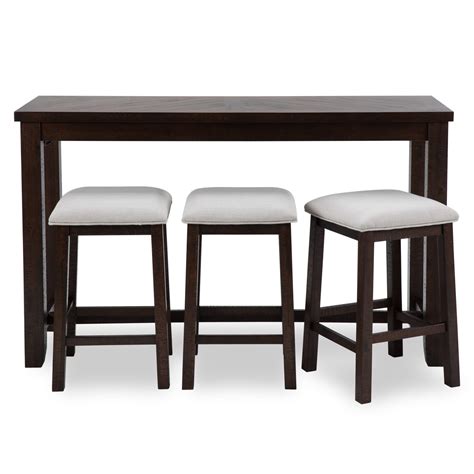 Plus, it could be done cheaply and easily! Dasher Table with Stools | Console Tables | WG&R Furniture