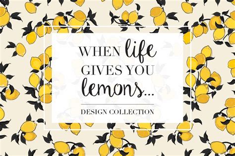 When Life Gives You Lemons Decorative Illustrations ~ Creative Market