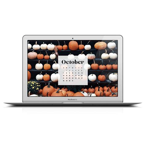 October Downloadable Desktop Wallpaper