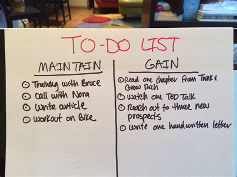 How To Make A To Do List