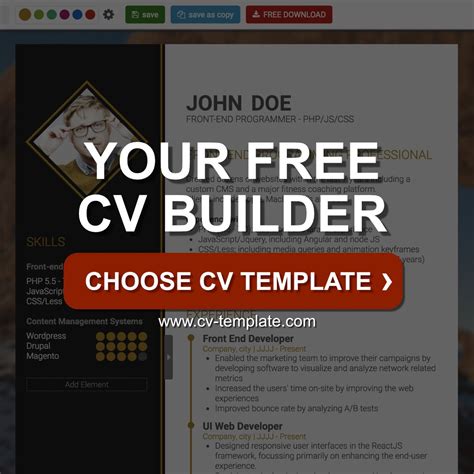 South africa templates example cv. CV-Template | Free Online CV Builder, Best CV Templates.