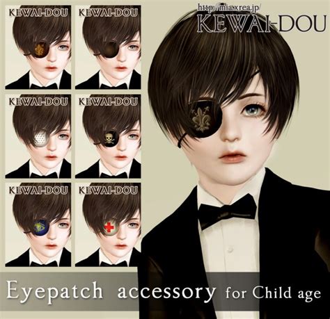 My Sims 3 Blog Eyepatch For Children By Kewai Dou