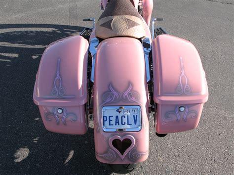 Your Motorcycles Susan Barnettss Mini Pink Bagger Women Riders Now