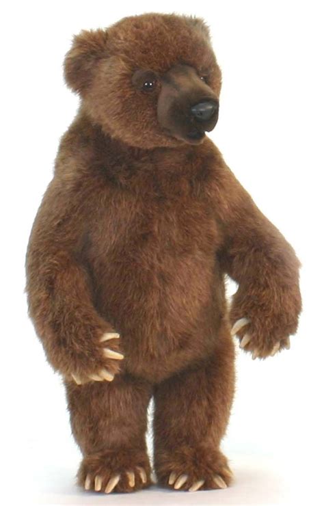 Soft Toy Grizzly Bear By Hansa56cm 5336 Lincrafts