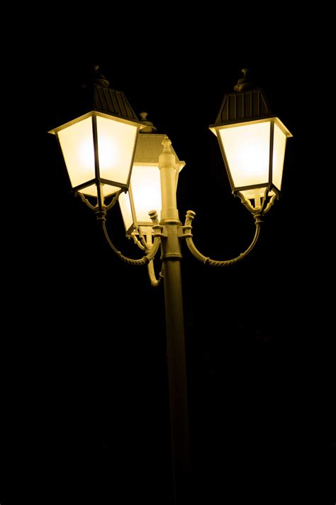 Street Lamp At Night Free Stock Photo Public Domain Pictures