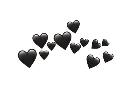 Black Heart No Background Png All Png All