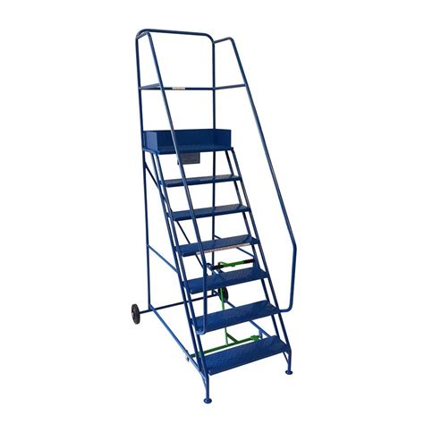Extra Wide Industrial Mobile Steps Platform Height 250m Ladders