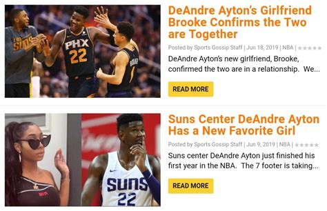Deandre Ayton Appears To Be Back With His Ex Girlfriend Anissa Evans