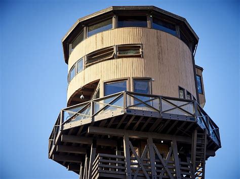 The Famous Beachfront Water Tower Is Now A Rental House In California