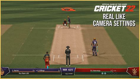 Updated Camera Settings For Realistic Gameplay Cricket 22 Youtube