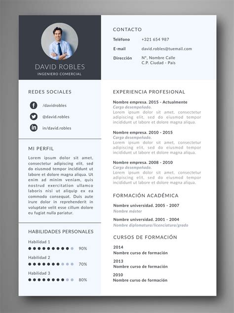 Modelos de curriculum vitae contemporáneos: Currículum MONTERREY | Diseños de curriculum vitae ...