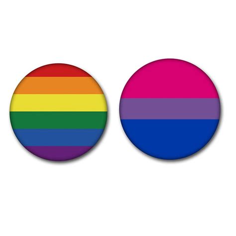 10pcslot Lgbt Pride Rainbow Flag Tinplate Badge Support Gay Lesbian Bisexual Transgender Symbol