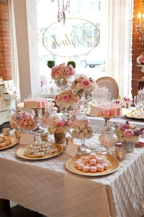 Blush By Jamie Rose Bridal Shower Desserts Table Bridal Shower