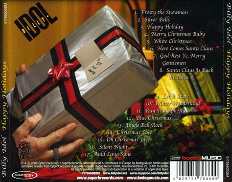 Billy Idol ‘happy Holidays Album Review The Billy Idol Series